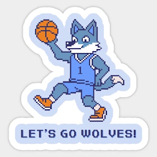 Let's Go Wolves Sticker